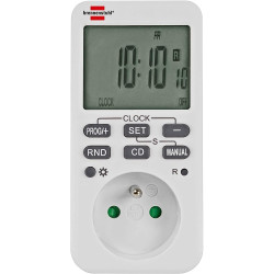 Ecost prekė po grąžinimo BrennenStuhl 1506321 Comfortline Weekly Timer White (skaitmeninis programuo