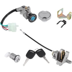 Ecost prekė po grąžinimo Kimiss 1 Set 5Pin Connector 2 Keys uždegimo užrakto raktų užrakto degalų da