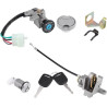 Ecost prekė po grąžinimo Kimiss 1 Set 5Pin Connector 2 Keys uždegimo užrakto raktų užrakto degalų da
