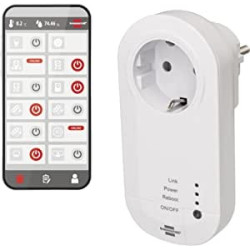 Ecost prekė po grąžinimo BrennenStuhl Connect WiFi Outlet Wa 3000 (intelektualusis WiFi lizdas, sude