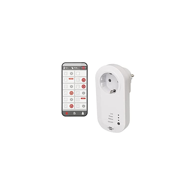 Ecost prekė po grąžinimo BrennenStuhl Connect WiFi Outlet Wa 3000 (intelektualusis WiFi lizdas, sude