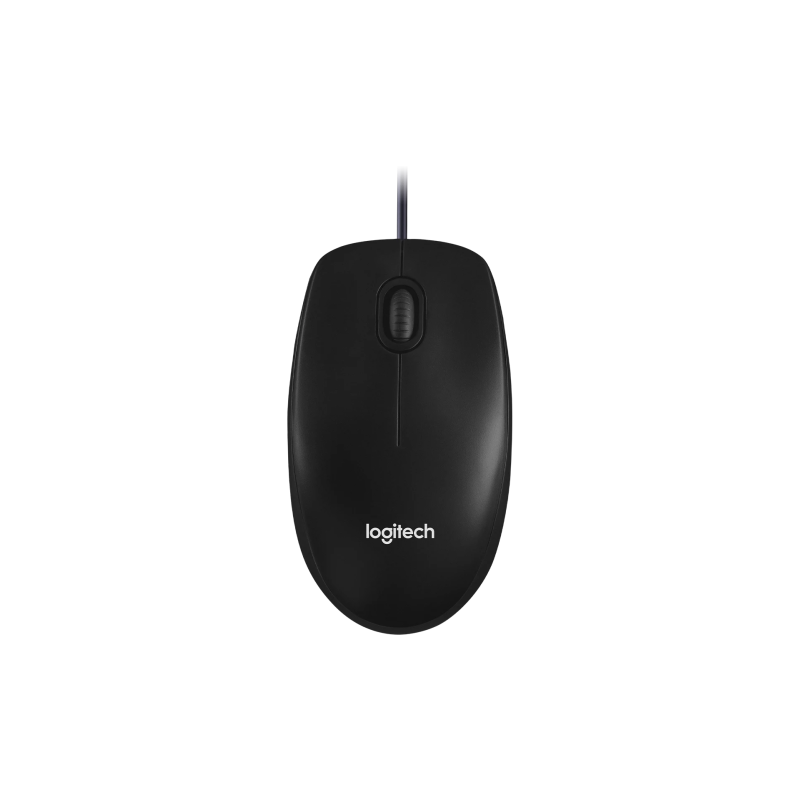 Logitech M100 Laidinė pelė USB-A 1000 DPI, Juoda