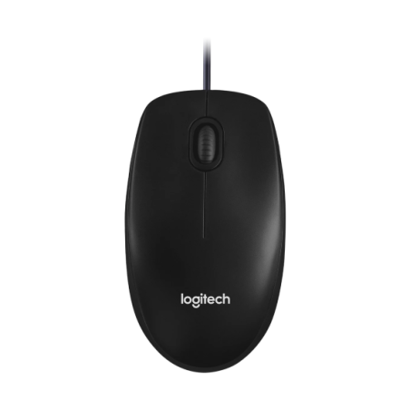 Logitech M100 Laidinė pelė USB-A 1000 DPI, Juoda