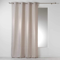 Ecost prekė po grąžinimo Homea užuolaidos su kilpomis, poliesteris, linas, 260 x 140 cm