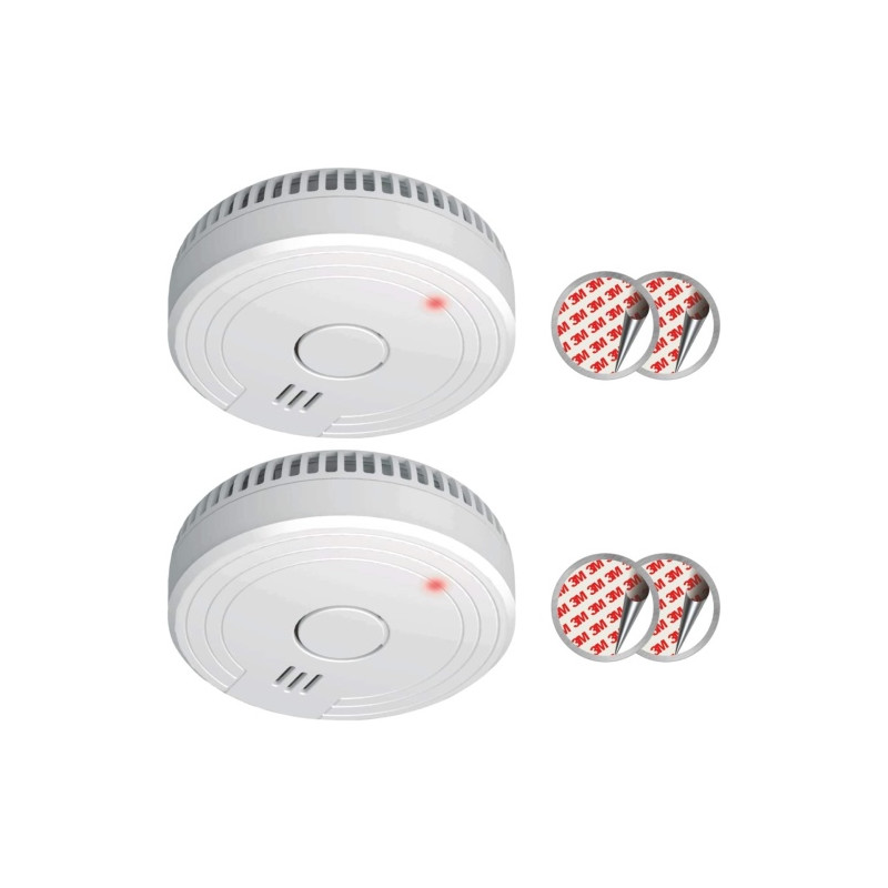Ecost prekė po grąžinimo ELRO FS180521M 2-Pack Smoke Alarm with Magnet Mounting 5 Year Battery and C