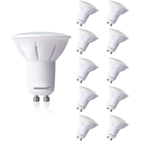 Ecost prekė po grąžinimo Lampaous GU10 LED Light Bulb 50wHalogen Gu10 Bulb Equivalent, GU10 Dimmable