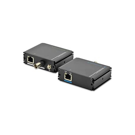 Ecost prekė po grąžinimo Digitus PoE+ extender set range at RJ45 to 400m / at COAX up to 500m - almo