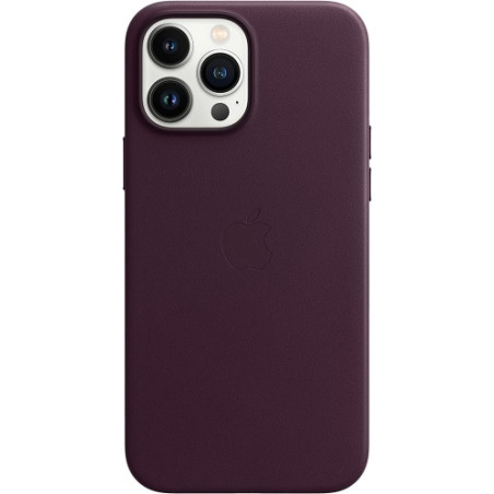 Ecost prekė po grąžinimo Apple odinis dėklas su Magsafe (skirtas iPhone 13 Pro Max) - Tamsiai vyšnių