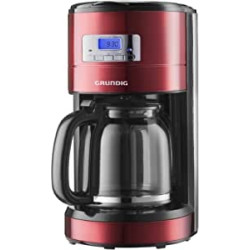 Ecost prekė po grąžinimo Grundig KM 6330 Coffee Machine Red Sense Digital Clock Programmable Start T