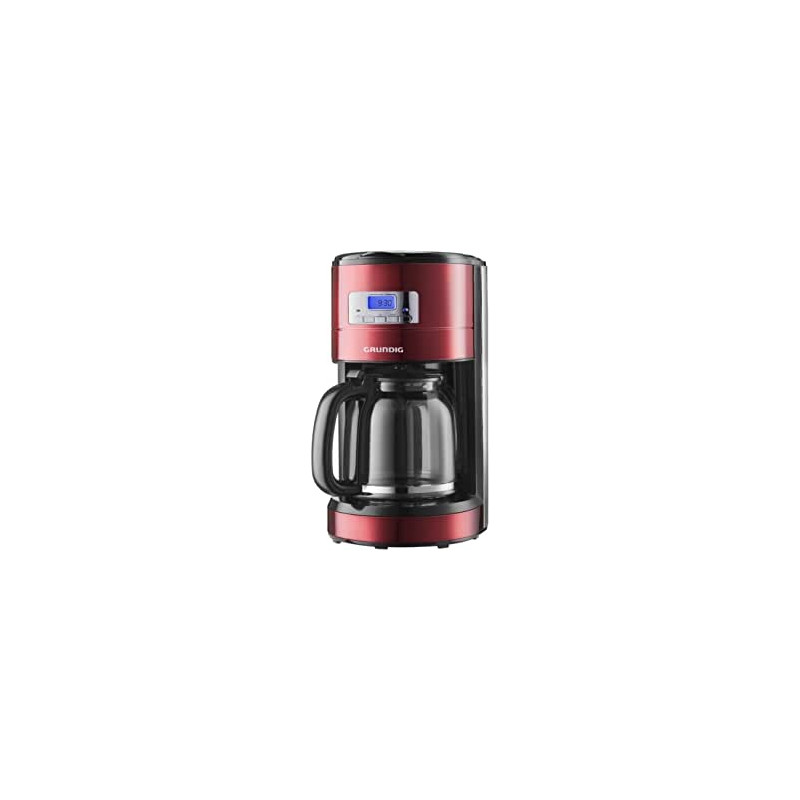 Ecost prekė po grąžinimo Grundig KM 6330 Coffee Machine Red Sense Digital Clock Programmable Start T