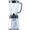 Ecost prekė po grąžinimo Black + Decker BxJB500E - Blender Mixeur 500W, Plastic Bol 1.5L, 2 speeds +