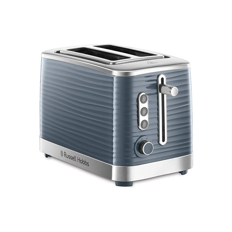 Ecost prekė po grąžinimo Russell Hobbs Inspire Toaster, Grey, 2 Extra Wide Toast Slots, incl. Bread