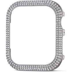 Ecost prekė po grąžinimo Swarovski Sparkling Silver Case Frame Fits Apple Watch® 40mm