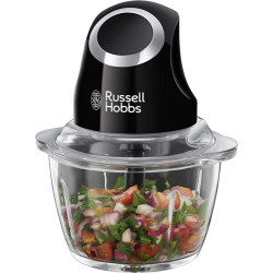 Ecost prekė po grąžinimo Russell Hobbs Mini Electric Chopper [Glass Jar incl. Storage Lid] Matt Blac
