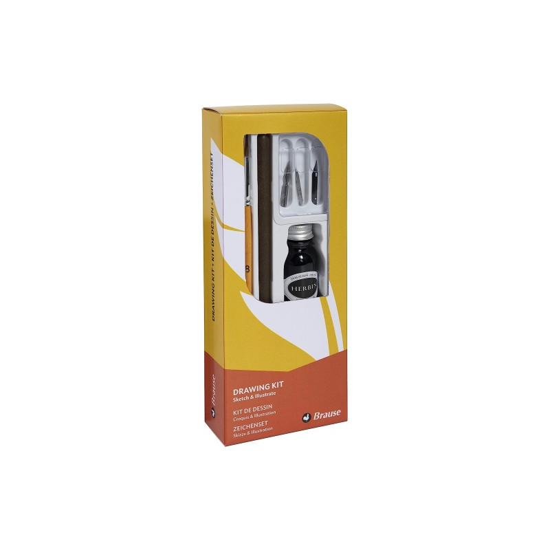 Ecost prekė po grąžinimo Brause 145B - Un kit d'apprentissage compret 3 plumes de dessin (66B, 511B