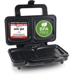 Ecost prekė po grąžinimo Emerio XXL Sandwichtoaster für alle Toastgrößen geeignet, BPA frei, große M