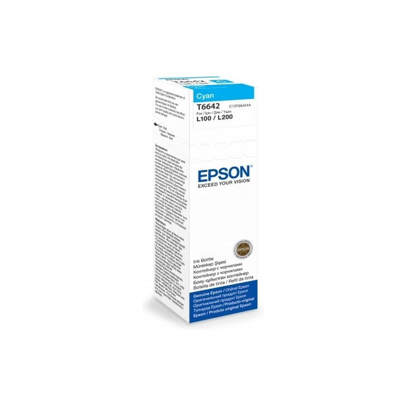 Epson (C13T66424A), žydra kasetė rašaliniams spausdintuvams (SPEC)