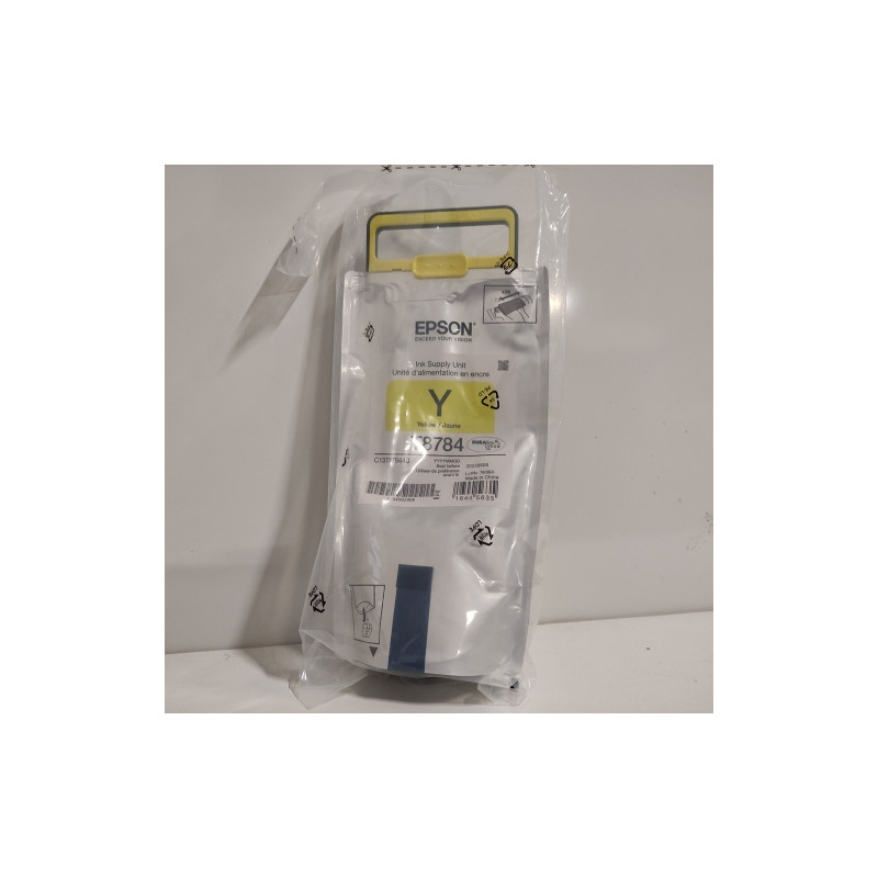 Ecost prekė po grąžinimo EPSON Yellow Ink Supply Unit T8784 for WF-R5190/WF-R5690 (425,7ml)
