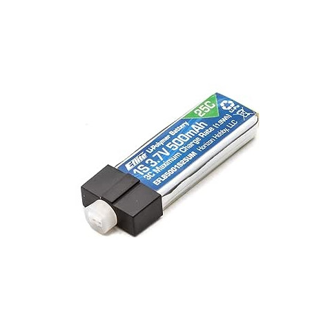Ecost prekė po grąžinimo 3.7V 500mAh 1S 25C LiPo Battery: PH 2.0 (High-Current Ultra Micro)