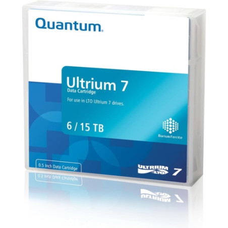 Ecost prekė po grąžinimo Quantum Data Cartridge LTO7 Ultrium 6TB/15TB juosta