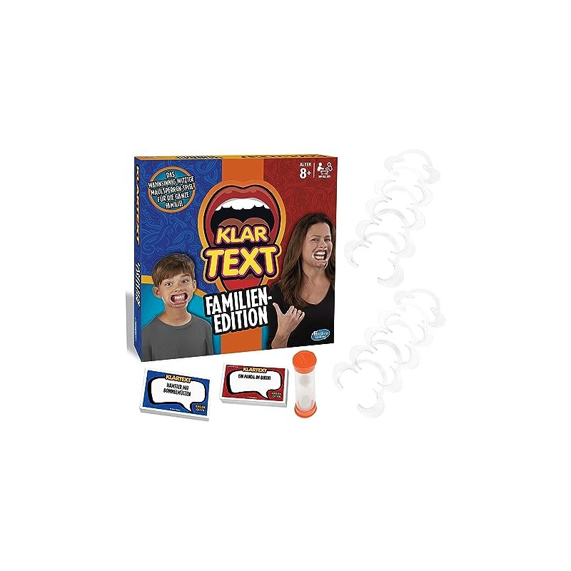 Ecost Prekė po grąžinimo Hasbro C3145100 Klartext Family Edition, Šventinis Žaidimas su Juokais