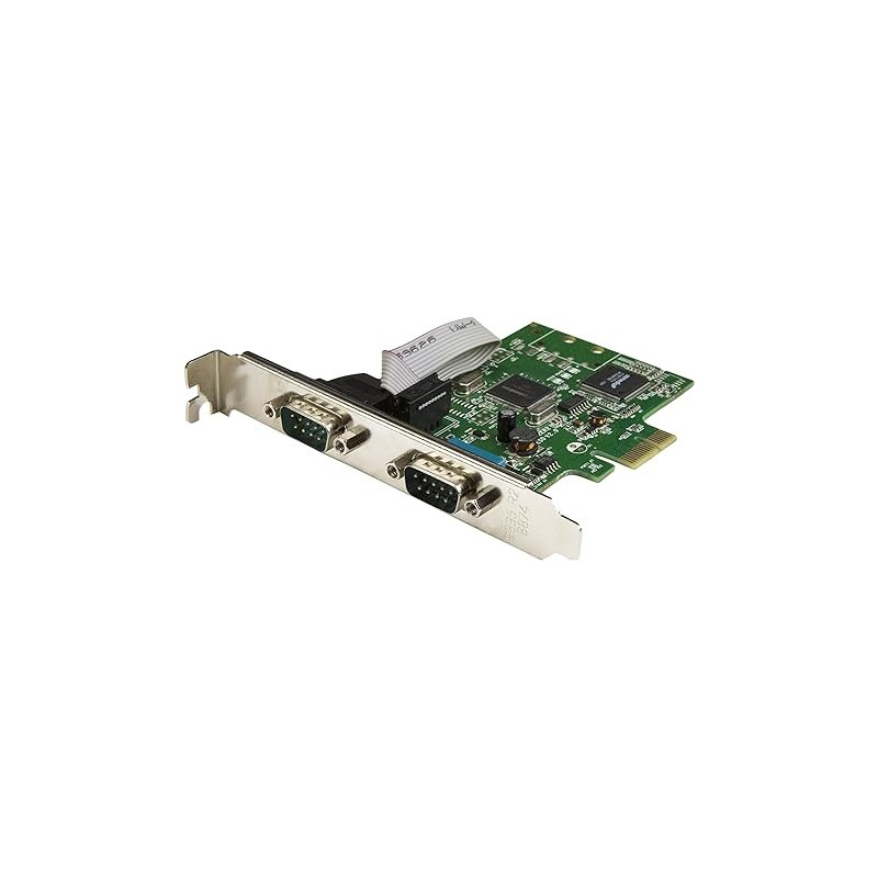 Ecost prekė po grąžinimo StarTech.com Serial PCI Express korta su 2 DB9 prievadais, UART 16C1050, RS
