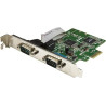 Ecost prekė po grąžinimo StarTech.com Serial PCI Express korta su 2 DB9 prievadais, UART 16C1050, RS