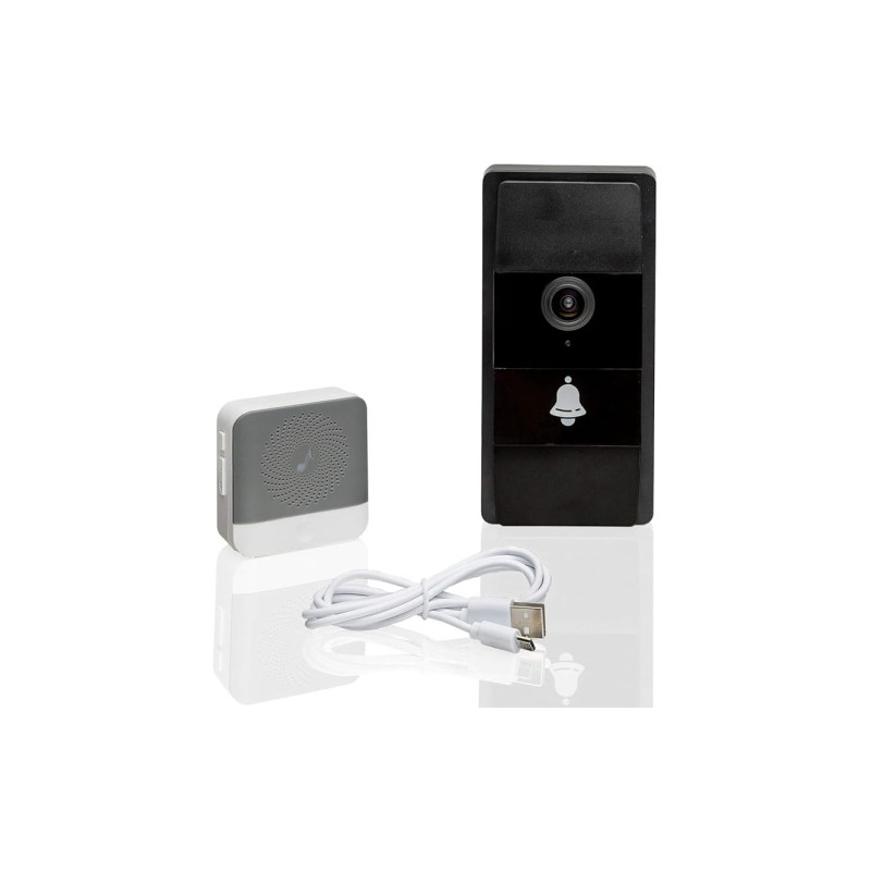Ecost prekė po grąžinimo Wireless Doorbell with Camera and Intercom WLAN - Night Vision - Access the