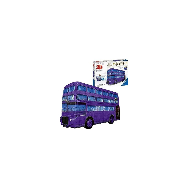 Ecost Prekė po grąžinimo Ravensburger Harry Potter Knight Bus 3D Galvosūkis Vaikams nuo 8 metų