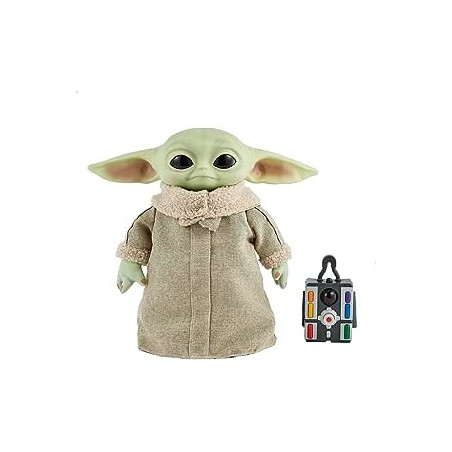 Ecost prekė po grąžinimo Star Wars Grogu, Vaikas, 30 cm pliušinis judantis RC žaislas iš Mandalorian
