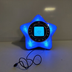 Ecost prekė po grąžinimo VTech - Kidimagic Starlight Violet - Interaktyvus vaikiškas žadintuvas, rad