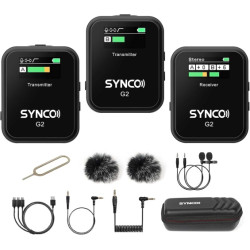 Ecost prekė po grąžinimo Micro belaidis mikrofonas, SYNCO G2(A2) Lavalier Wireless Mikrofonų sistema