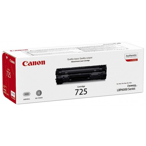 Kasetė Canon 725 (3484B002) BK 1600psl OEM-LAZERINĖS KASETĖS