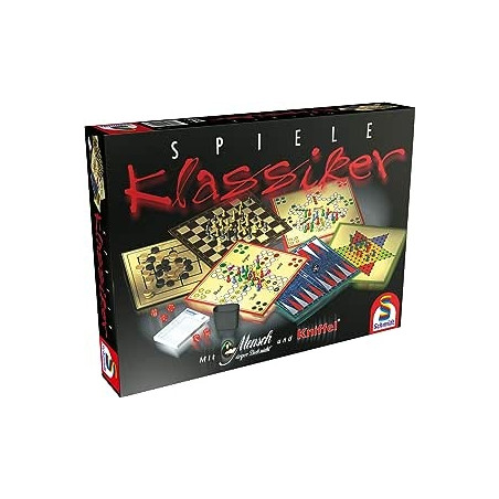 Ecost prekė po grąžinimo Schmidt Spiele 49120 Klasikiniai žaidimai, žaidimų rinkinys