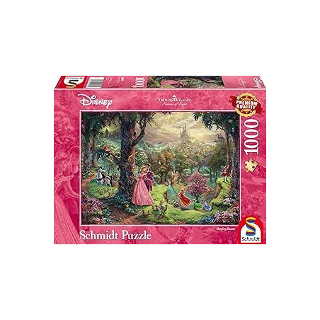 Ecost prekė po grąžinimo Schmidt Spiele 59474 Thomas Kinkade, Disney, Miegančioji gražuolė, 1.000 da