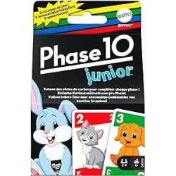 Ecost prekė po grąžinimo Mattel Games GXX06 - Phase 10 Junior kortų žaidimas, nuo 4 metų