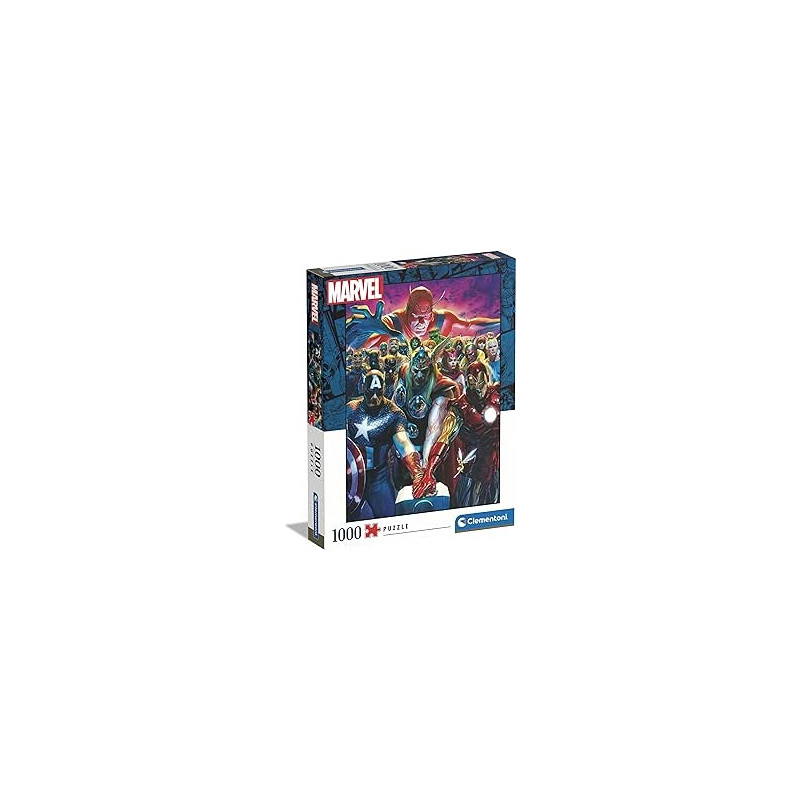 Ecost Prekė po grąžinimo Clementoni - 39672 - dėlionė „Marvel Avengers“ – 1000 dalių suaugusiems ir