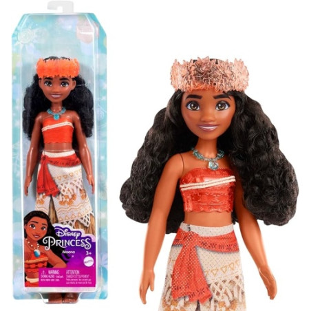 Ecost Prekė po grąžinimo Disney princesė HPG68: Vaiana judanti madinga lėlė su blizgančiais drabužia