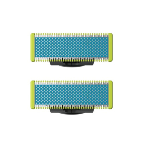 Philips OneBlade Anti-Friction blade QP225/50 Atsarginiai barzdaskutės peiliukai, Mėlyna/Žalia