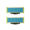Philips OneBlade Anti-Friction blade QP225/50 Atsarginiai barzdaskutės peiliukai, Mėlyna/Žalia