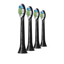 Philips Sonicare W2 Optimal White HX6064/88 Sonic Dantų šepetėlio galvutės, Juoda