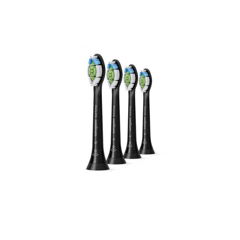 Philips Sonicare W2 Optimal White HX6064/88 Sonic Dantų šepetėlio galvutės, Juoda