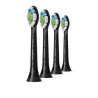 Philips Sonicare W2 Optimal White HX6064/88 Sonic Dantų šepetėlio galvutės, Juoda