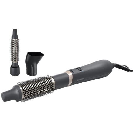 Philips 3000 Series Air Styler BHA301/00 Plaukų formavimo šukos, Juoda