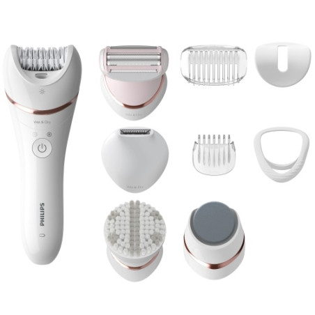 Philips 8000 Series BRE740/10 Epiliatorius, Balta
