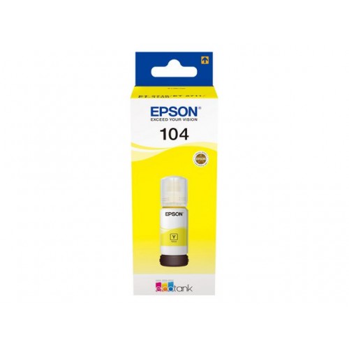 Ink Epson T104 (C13T00P440) YL 65ml OEM-RAŠALAI-BIURO PREKES