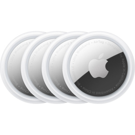 Apple MX542LL/A AirTag (4-Pack) Bluetooth, Ultra Wideband, Balta