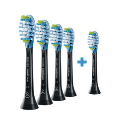 Philips C3 Premium Plaque Defence HX9045/88 Sonic Dantų šepetėlio galvutės, Juoda