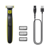 Philips OneBlade Face QP2724/10 Barzdaskutė, Charcoal Grey/Lime