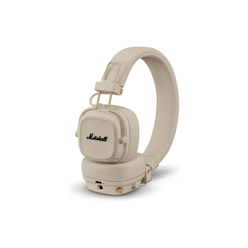 Marshall Major V Belaidės ausinės, Bluetooth, Cream